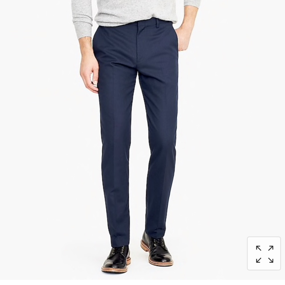 J.Crew Ludlow men’s linen blue pants 36x30